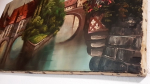 Ölgemälde Nürnberg Heilig Geist Spital Pegnitz Nürnberg Hauptmarkt Bild 3