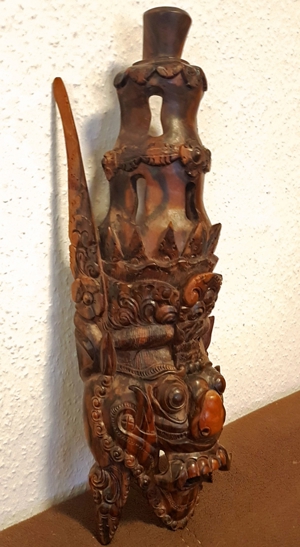 Bali Indonesien Südsee Maske Holz Tribal Art geschnitzt Ethno Bio Kunst Bild 3