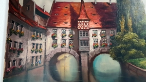 Ölgemälde Nürnberg Heilig Geist Spital Pegnitz Nürnberg Hauptmarkt Bild 5