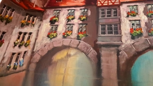 Ölgemälde Nürnberg Heilig Geist Spital Pegnitz Nürnberg Hauptmarkt Bild 11