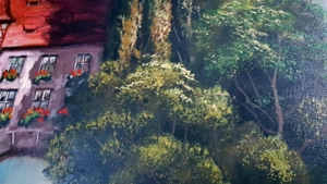 Ölgemälde Nürnberg Heilig Geist Spital Pegnitz Nürnberg Hauptmarkt Bild 10