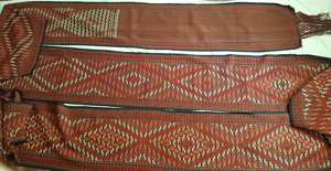 Zeltband 15m Turkaman Turkestan Teppich Stickerei antik Rug Tribal Jurte Steppe Bild 7