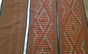 Zeltband 15m Turkaman Turkestan Teppich Stickerei antik Rug Tribal Jurte Steppe Bild 8