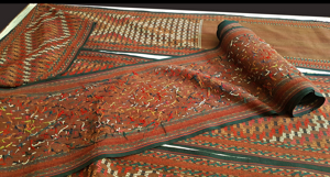 Zeltband 15m Turkaman Turkestan Teppich Stickerei antik Rug Tribal Jurte Steppe Bild 6
