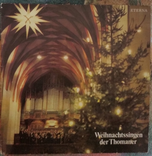 DDR LP "Weihnachtssingen der Thomaner" Bild 1