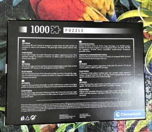 Clementoni MAGIC 3D Puzzle 1000 Teile mit Brille / Papagei Bild 2