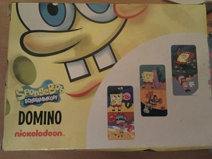 Spielzeug SpongeBob Schwammkopf Domino mit Anleitung Bild 2