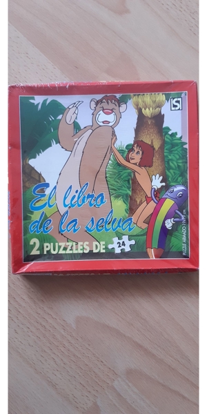 Puzzle Neu Originlaverpackt, Aladdin und Dschungelbuch Bild 1
