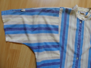 Bluse / Halbarm - Stehkragen / Gr. 40 gestreift / LOBBY Bild 3