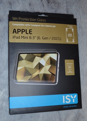 ISY IPG 6104-2D Schutzglas (für Apple iPad Mini) Schutzglas, Transparent NEU
