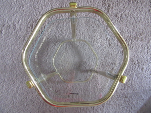 Tisch Tischchen Beistelltisch gold doppelstöckig Bild 2
