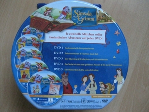 Simsala Grimm 10 Märchen auf 5 DVDs in Box Bild 2