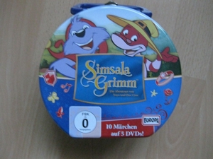 Simsala Grimm 10 Märchen auf 5 DVDs in Box Bild 1