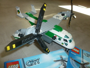 Lego 60021 City Schwenkrotorflugzeug Bild 1