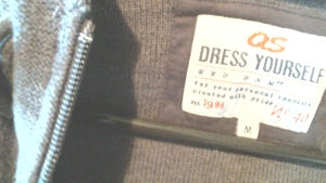 Nichtgetragenen 100 % BaumWoll Hootie Jacke von Markenschmiede Dress Yourself,Dunkelgrün, -00% Plast Bild 4