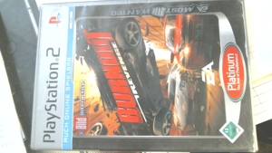 Playstion 2 f.Sammler,Jahr 2005-Burnout Revenge,für 1 und 6 Spieler,Bespielt,Funktioniert,top Bild 1