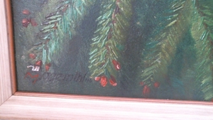 Bild Öl auf Holz des Prenzlauer Malers Paul Wilhelm Bagemihl.1946,Signiert, handelt Öl auf Holz. Bild 2