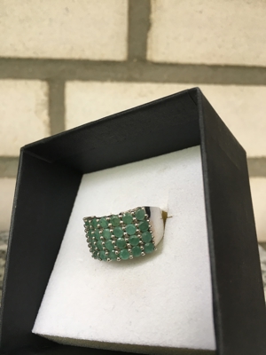 NEU! Wunderschöner Smaragd Ring (Sambia), Gr.18 Bild 6