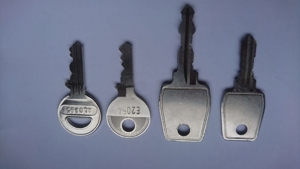 Schlüssel ABUS AL0145, EURO LOCKS 93491, ANKER E2054 für Fensterschlösser auch Wohnwagen Wohnmobil Bild 2