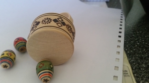 Osterkörbchen, handbemalt Bild 2