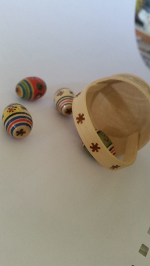 Osterkörbchen, handbemalt Bild 4