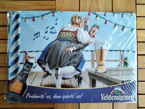 4 Werbeschilder von Brauereien Bild 2