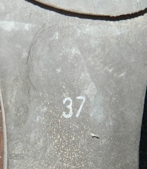 Lederstiefel dunkelbraun, Gr. 37, innen auch glattes Leder, Bild 4