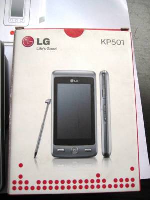 Touchscrenn-Handy LG KP501 Bild 1