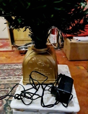 Fiberglas Weihnachtsbaum Selbsdrehend mit Musik Bild 6