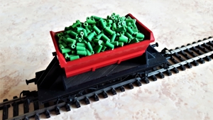 Märklin 4413 Muldenkippwagen Lore Kippwagen NEUWERTIG HO TOP OVP Bild 3