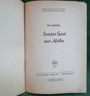 2 alte Mädchenbücher aus der Sonja-Reihe / 50er Jahre Bild 5