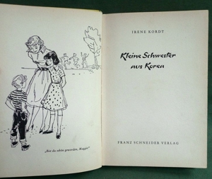 Deutscher Literaturpreis 1956 - Kleine Schwester aus Korea von Irene Kordt Bild 3