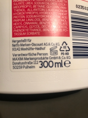 Pure & Basic Med Sensitive 2in1 Dusche & Shampoo mit 5% Urea Bild 3