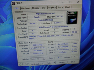 windows 11 professional pc computer gebraucht Gigabyte MA770T-UD3P AMD Phenom x4 910e 2,6GHz. Bild 3