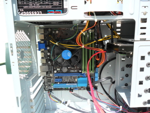 Windows 11 pro ASUS B75M-PLUS i3-2100 ANTEC Gehäuse HDD 1TB 1000Gb Bild 7