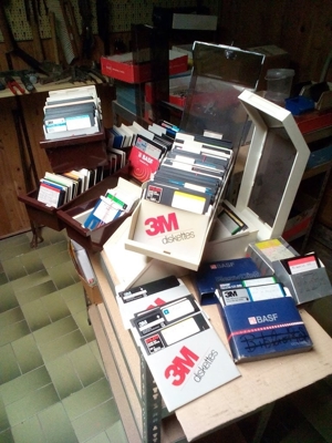 Disketten 8 Zoll, 5,25", 3,5" (nostalgische Datenträger) "Rarität" Bild 2