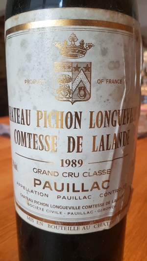 1989 Pichon Longueville Comtesse de Lalande 1,5l Bild 2