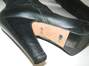 Lackstiefel rosa Gr. ca.37,Gesamthöhe ca.46cm, Buffalo-Stiefel 38 Bild 4