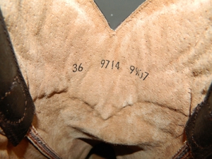 Damenlederstiefel Gr. 36, Gesamthöhe 78cm, Stiefel braun Gr. 35, Bild 11