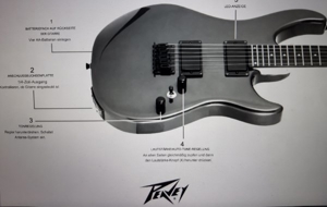 E-Gitarre Peavey AT-200 - Antares Auto-Tune Strat   selbststimmend, Fender-Saiten, Ibanez-Gigbag Bild 6