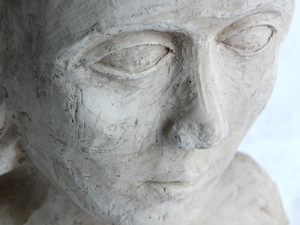 Büste Plastik Kopf Frauenkopf Skulptur Kunst Hildegard Huza Bild 10