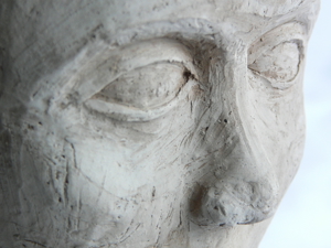 Büste Plastik Kopf Frauenkopf Skulptur Kunst Hildegard Huza Bild 13