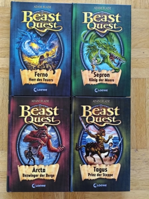 Kinderbuch Beast Quest ab Grundschulalter - neuwertig - 4 Bände - 1-4 Bild 1