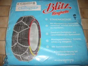 Schneeketten Marke Öttinger Blitzringkette zu verkaufen. Bild 2