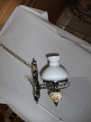 FLÄMISCHE LYSTER DREI LAMPEN Bild 3