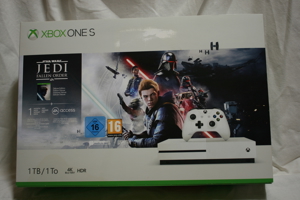 NEU OVP versiegelt XBOX ONE S 1TB JEDI FALLEN ORDER 4K Blue-Ray