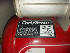 Einhell Compressor D- 8380 Bild 3