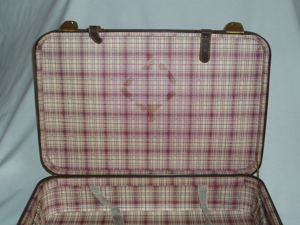 Koffer aus Leder von 1962, umbra-braun, knapp 47,8 l Nutzvolumen Bild 9