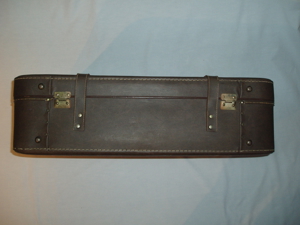 Koffer aus Leder von 1962, umbra-braun, knapp 47,8 l Nutzvolumen Bild 5