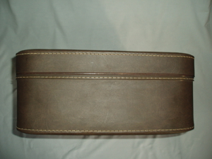Koffer aus Leder von 1962, umbra-braun, knapp 47,8 l Nutzvolumen Bild 6